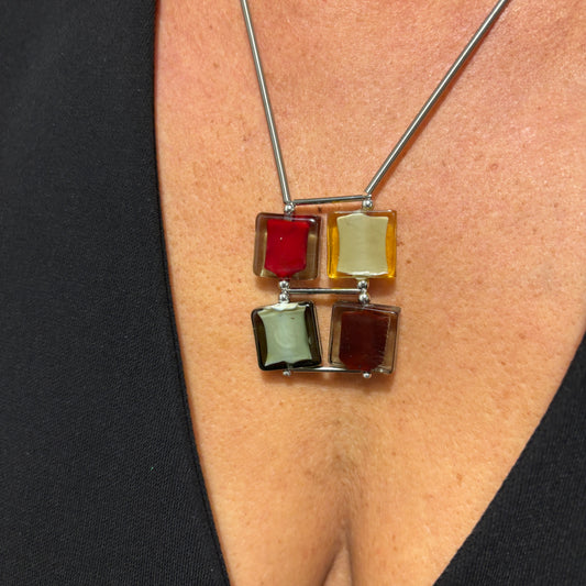 Conjunto con perlas de vidrio de Murano Terra Liquida · Jolly Venezia × Caomka