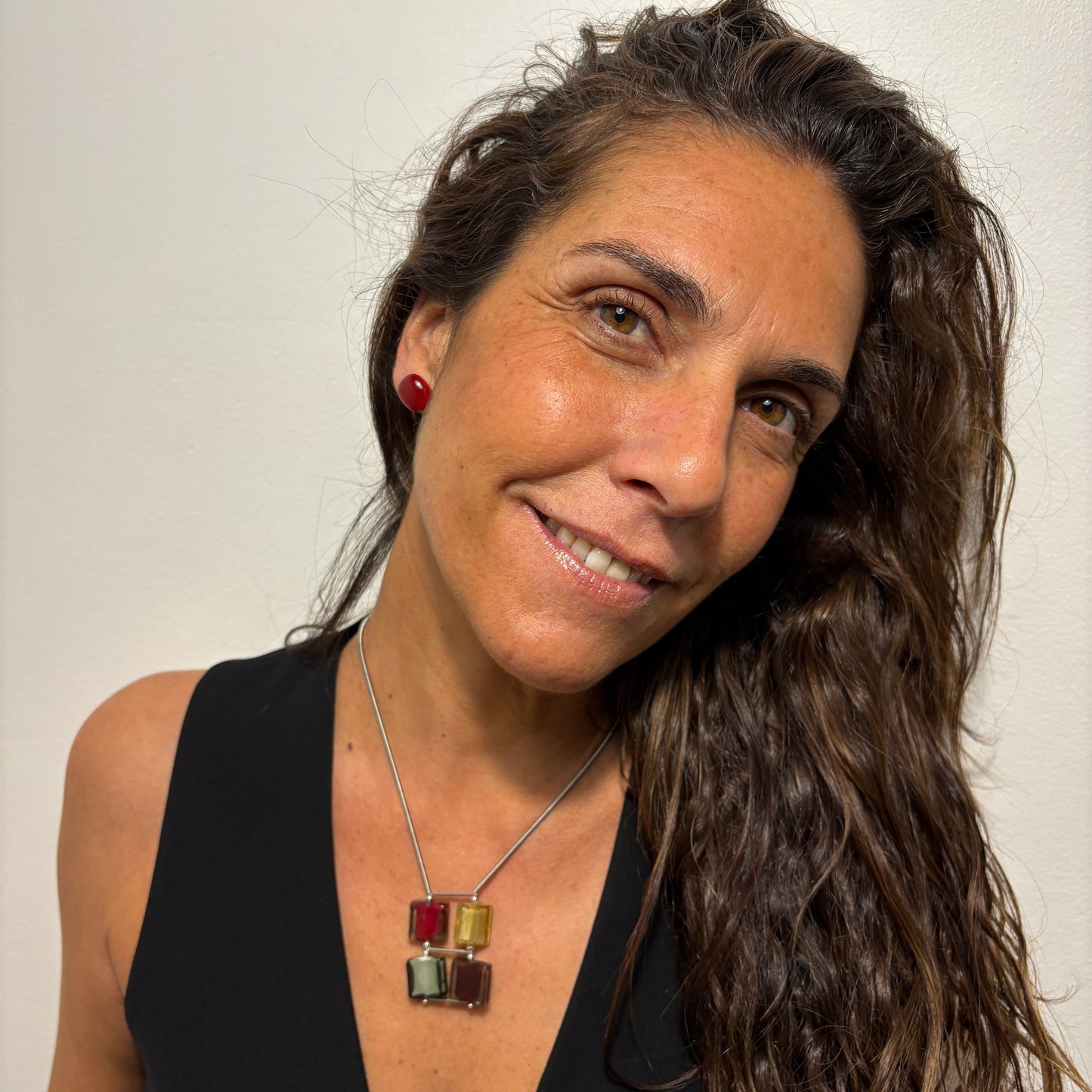 Conjunto con perlas de vidrio de Murano Terra Liquida · Jolly Venezia × Caomka