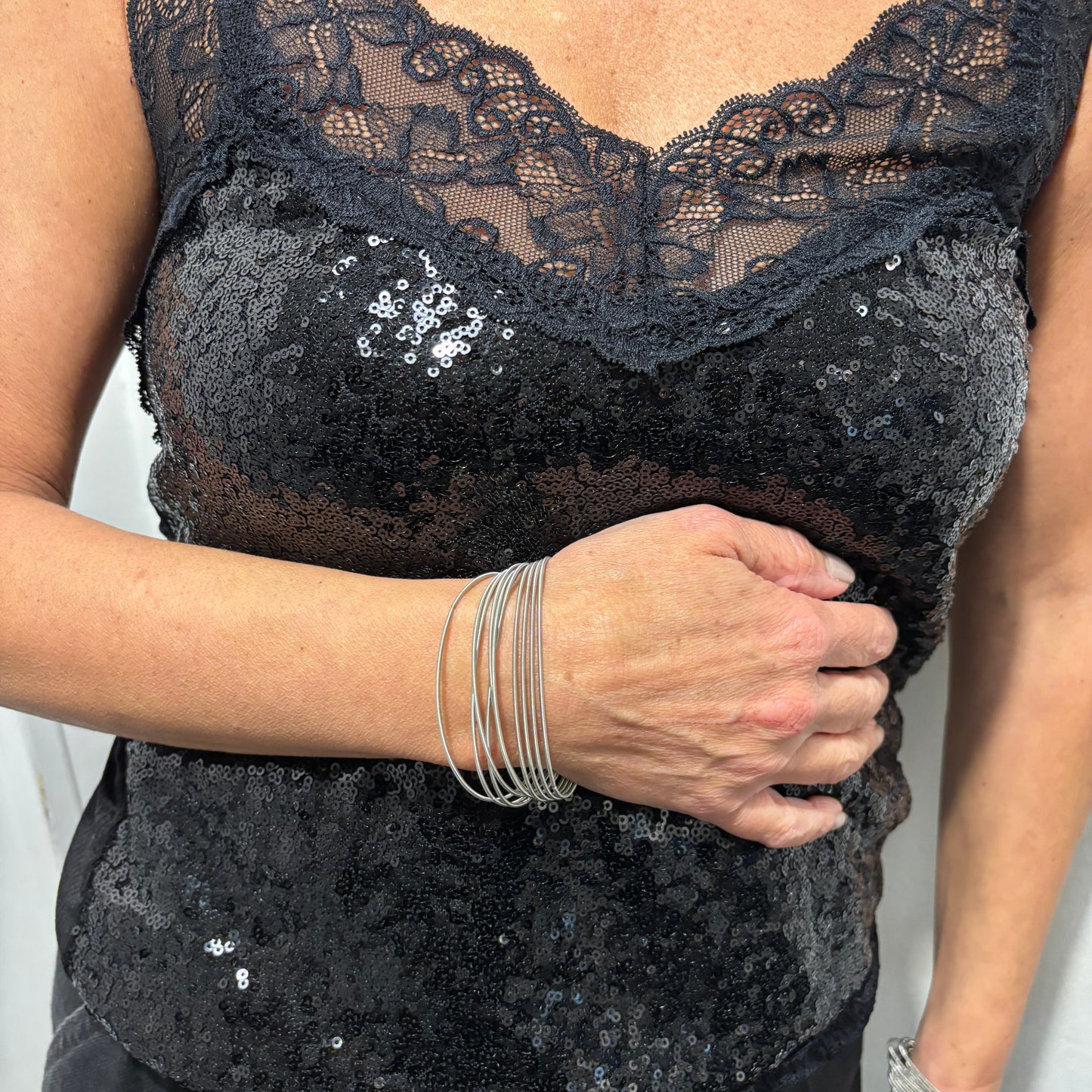 Set de 10 pulseras SILVER NIGHT · Jolly Venezia × Caomka