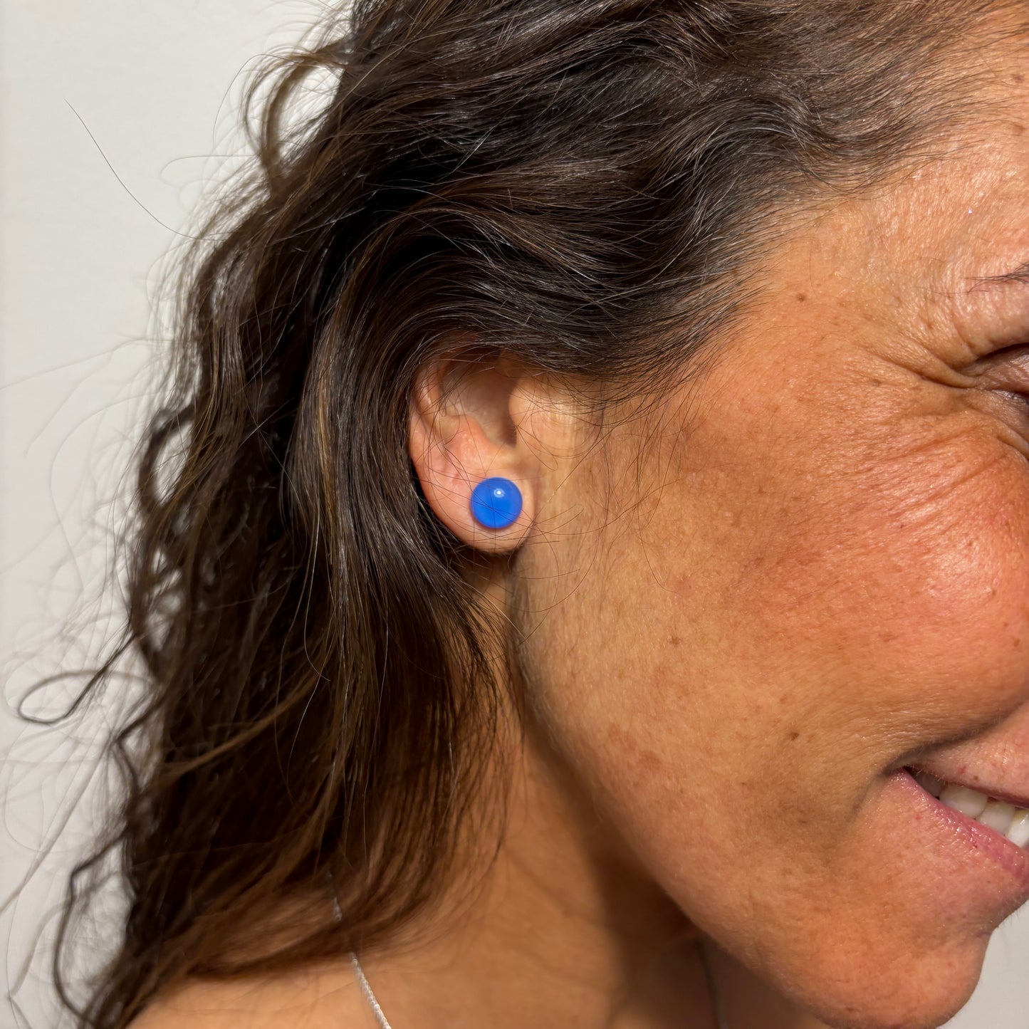 Conjunto con perla de vidrio de Murano SPIRA · Jolly Venezia × Caomka · Color: Azul Laguna