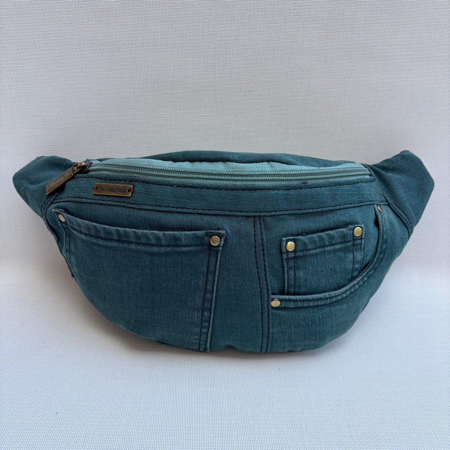 Maxi Retro Chic ♻️ Jeans Recycled ♻️ · Limited Edition · Unique Piece No. 12791