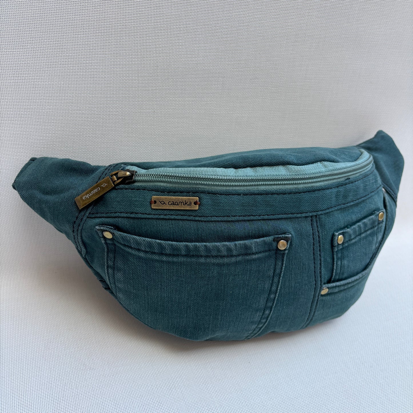 Maxi Retro Chic ♻️ Jeans Recycled ♻️ · Limited Edition · Unique Piece No. 12791