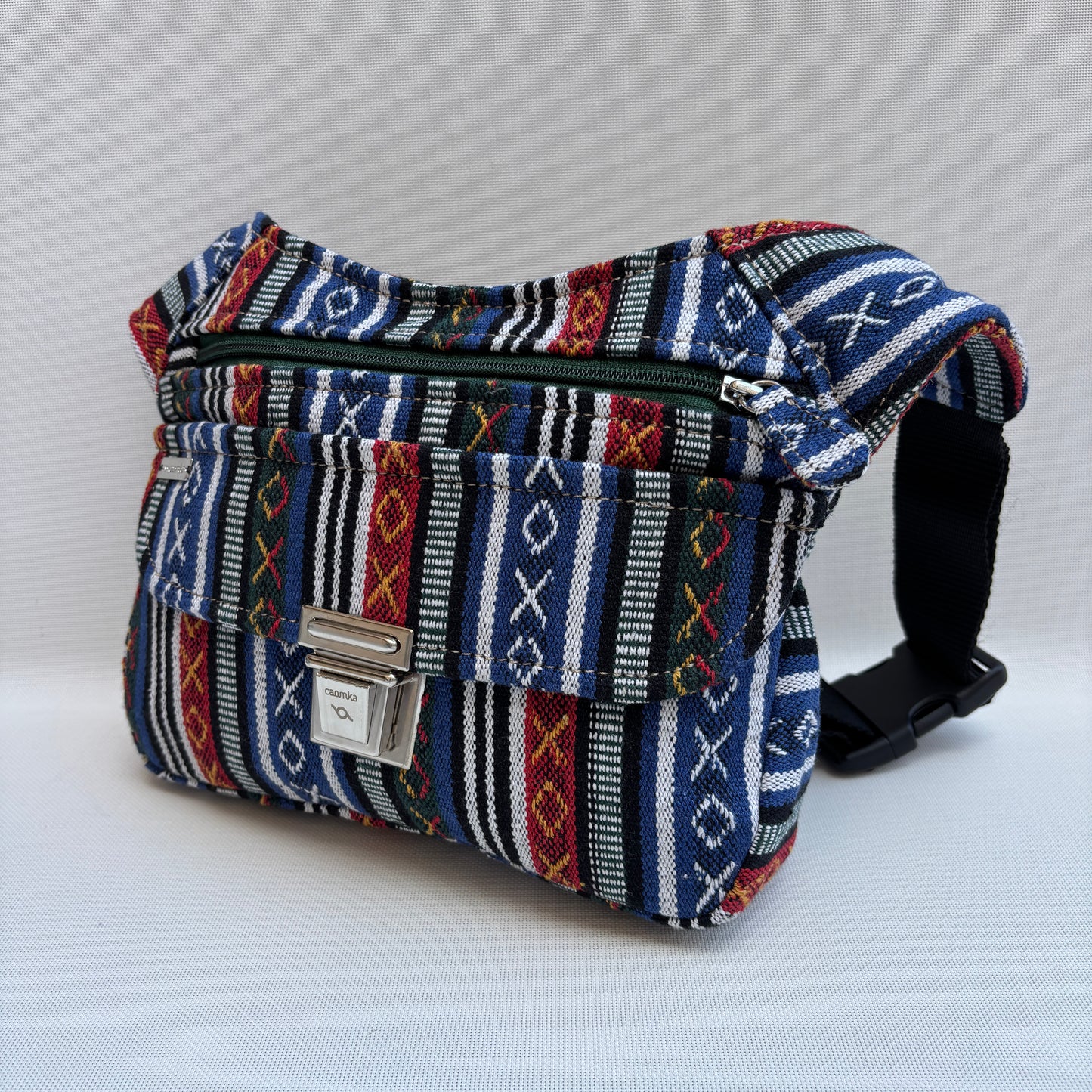 Riñonera "Special Indian Colors" + Bolsillo trasero · Pieza Única Núm. 19132
