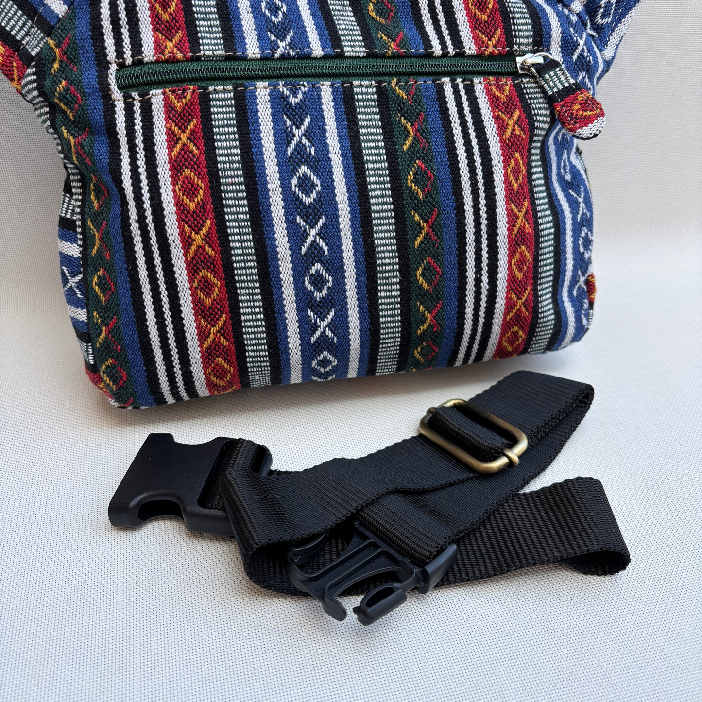 Riñonera "Special Indian Colors" + Bolsillo trasero · Pieza Única Núm. 19132