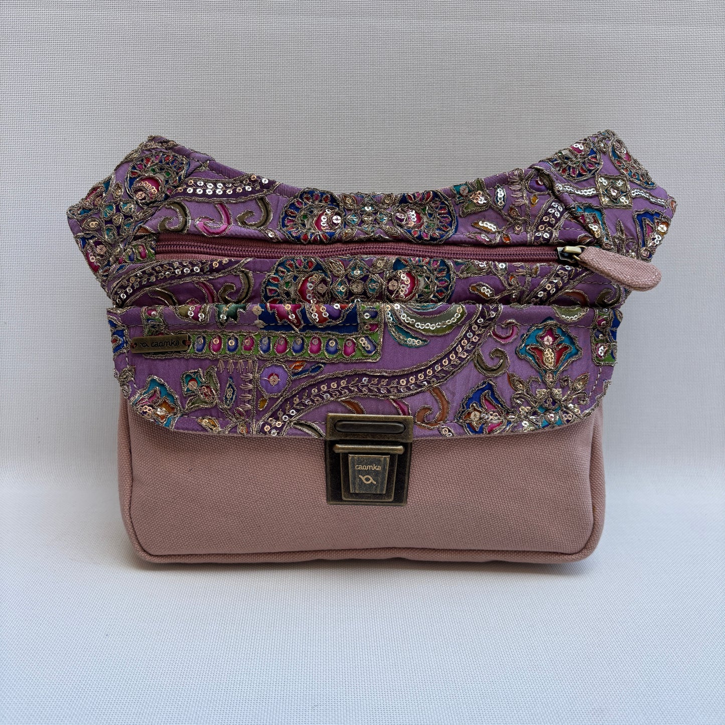 Riñonera "Elegant Indian Pink" + Bolsillo trasero · Pieza Única Núm. 19134