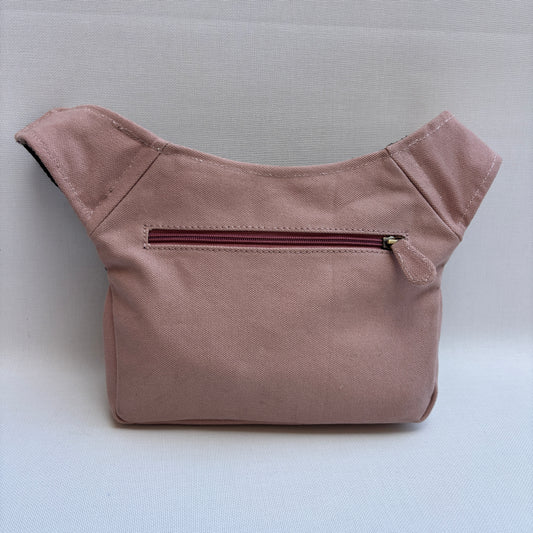 Riñonera "Elegant Indian Pink" + Bolsillo trasero · Pieza Única Núm. 19134