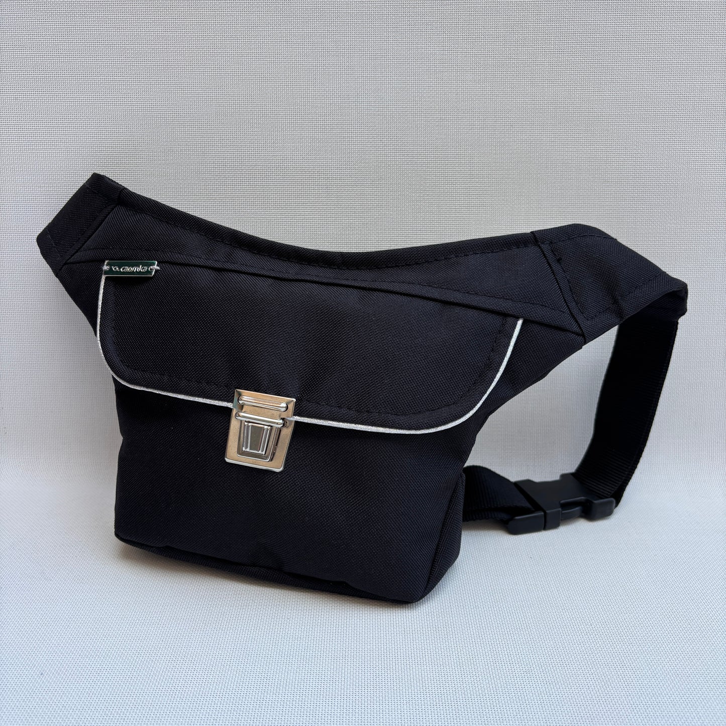 Riñonera Mini "Special Black" · Impermeable + Bolsillo trasero extra · Pieza Exclusiva Núm. 19273