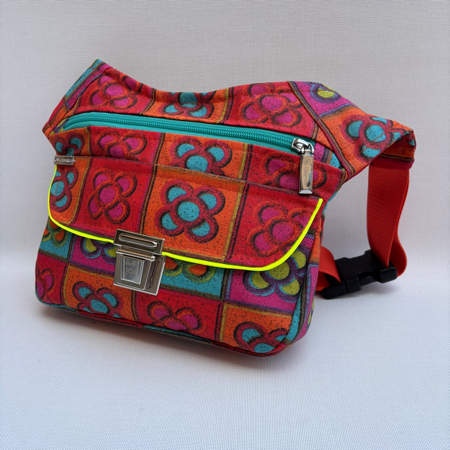 Riñonera "Special Panot Colorfull" + Bolsillo trasero extra · Impermeable · Pieza Única Núm. 19168