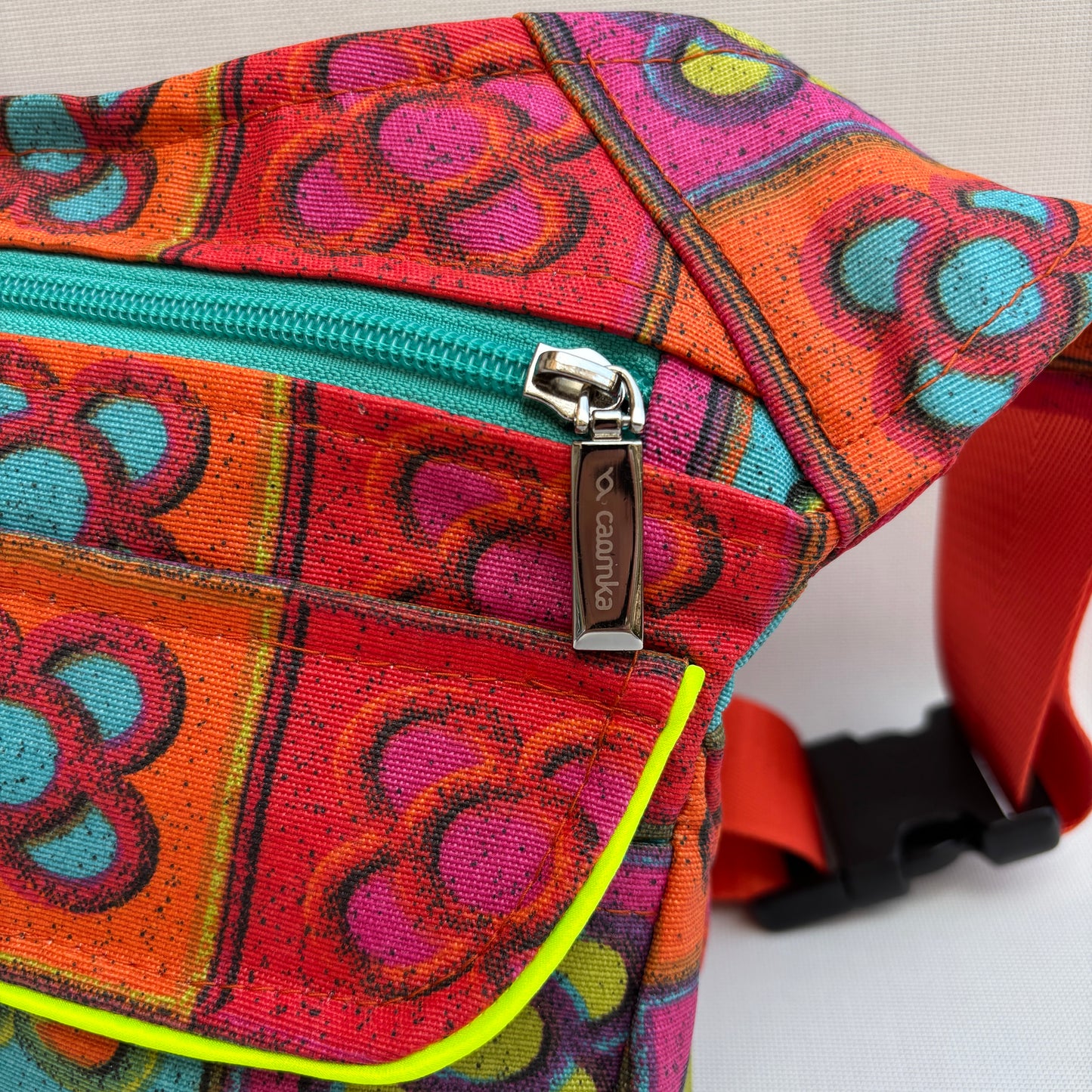 Riñonera "Special Panot Colorfull" + Bolsillo trasero extra · Impermeable · Pieza Única Núm. 19168