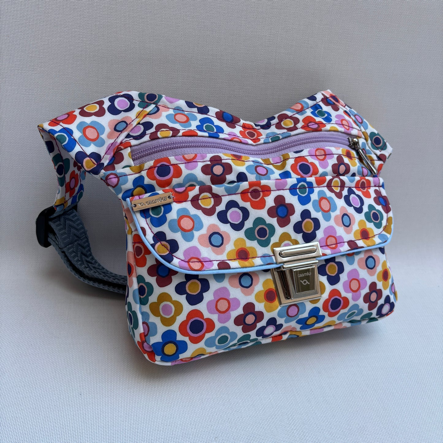 Riñonera "Special Flowers Top" + Bolsillo trasero · Pieza Única Núm. 19165