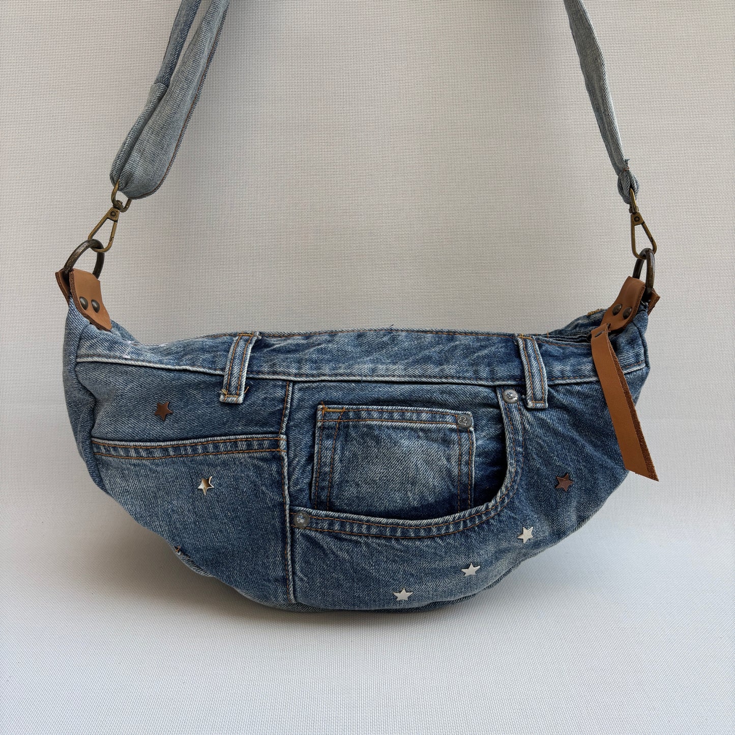 ♻️ Jeans Recycled ♻️ Einzelstück Nr. 11975