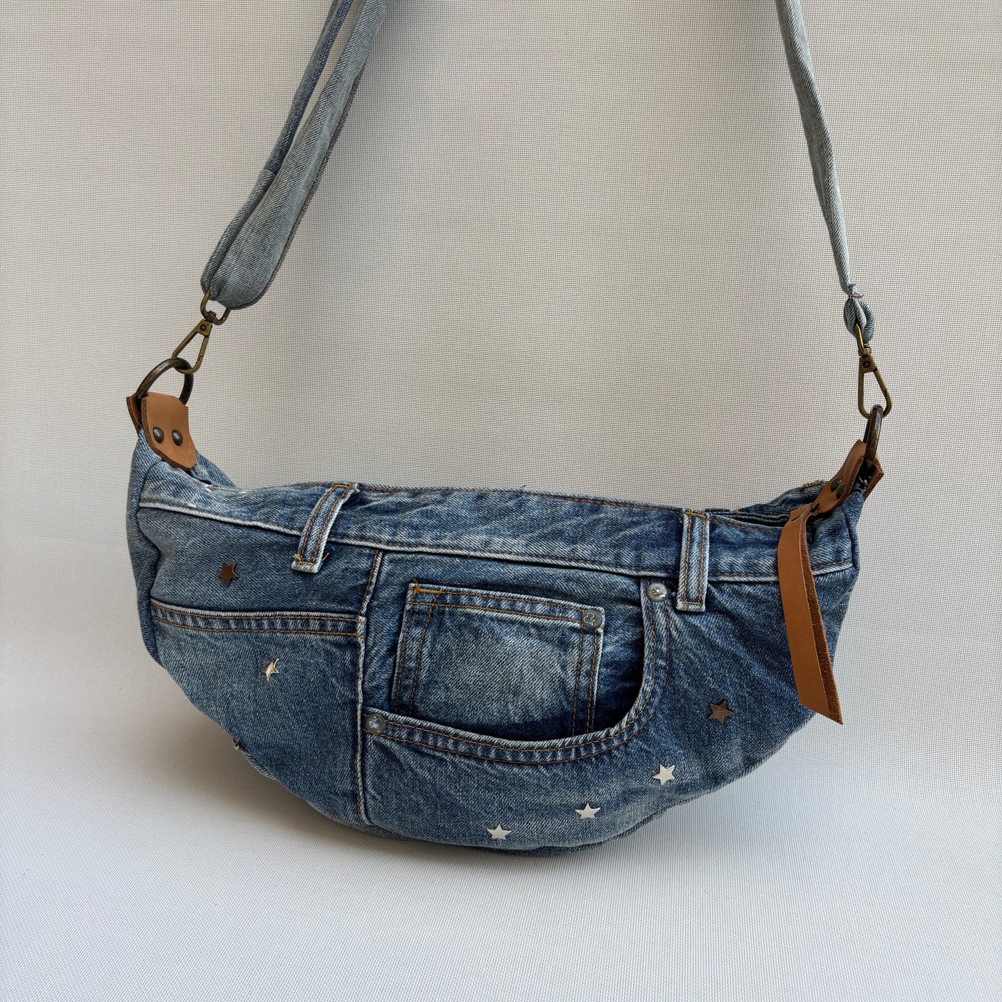 ♻️ Jeans Recycled ♻️ Einzelstück Nr. 11975