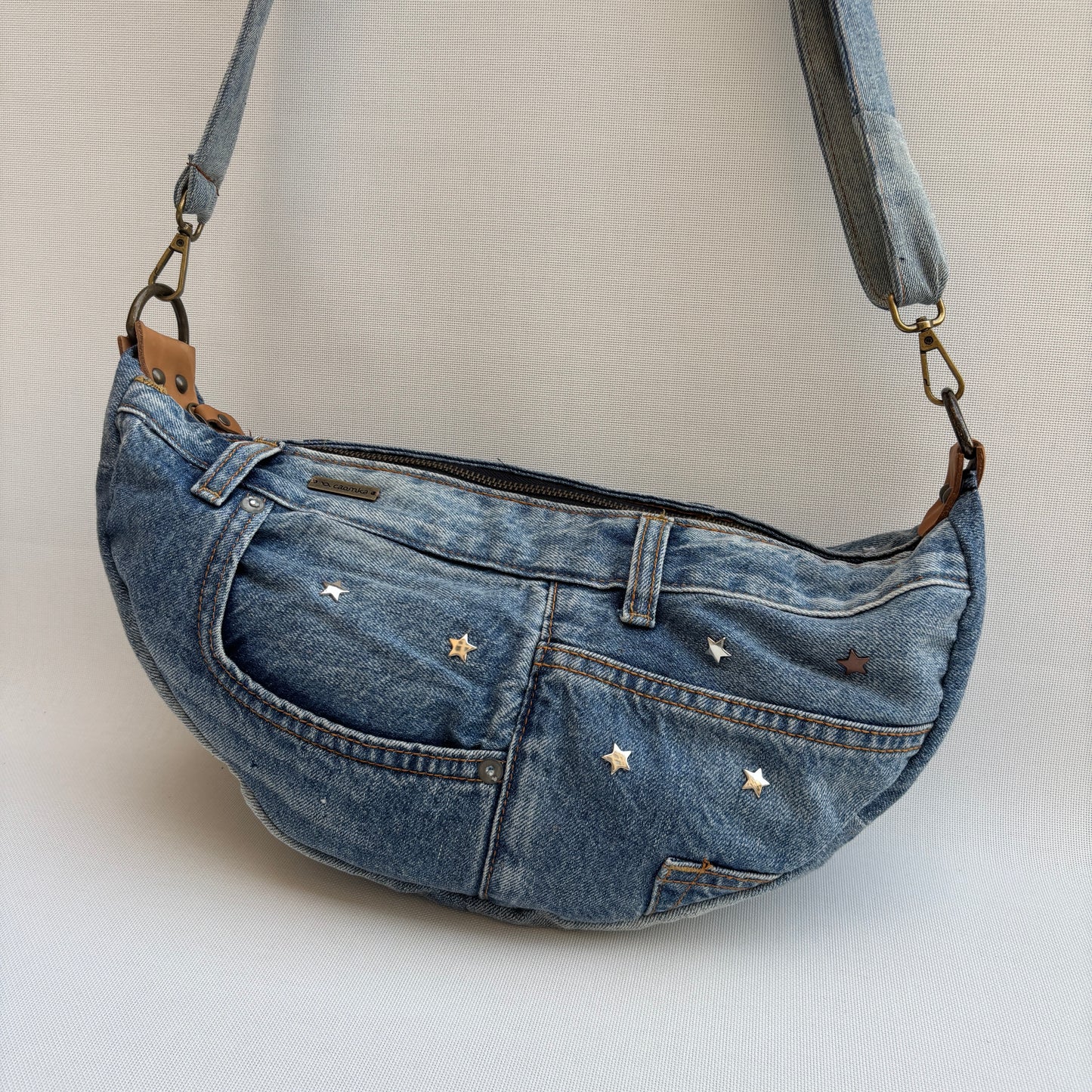 ♻️ Jeans Recycled ♻️ Einzelstück Nr. 11975