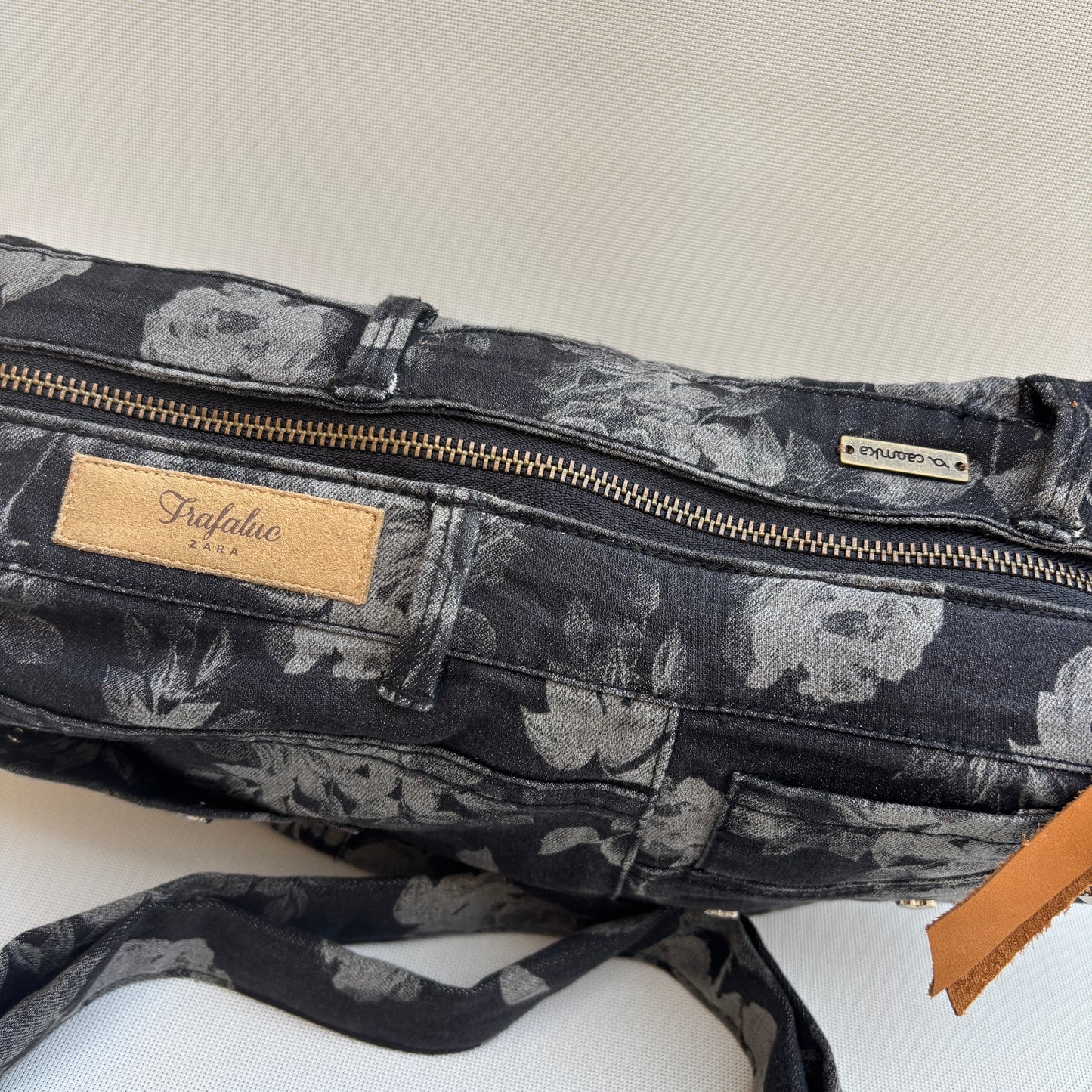 Bolso, bandolera vaquero · Media Luna · ♻️ Jeans Recycled ♻️ · Pieza Única Núm. 17646
