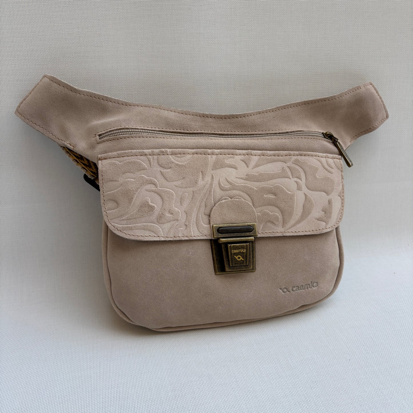 Riñonera "Elegant Summer Beige"  · Piel · Pieza Exclusiva Núm. 17687