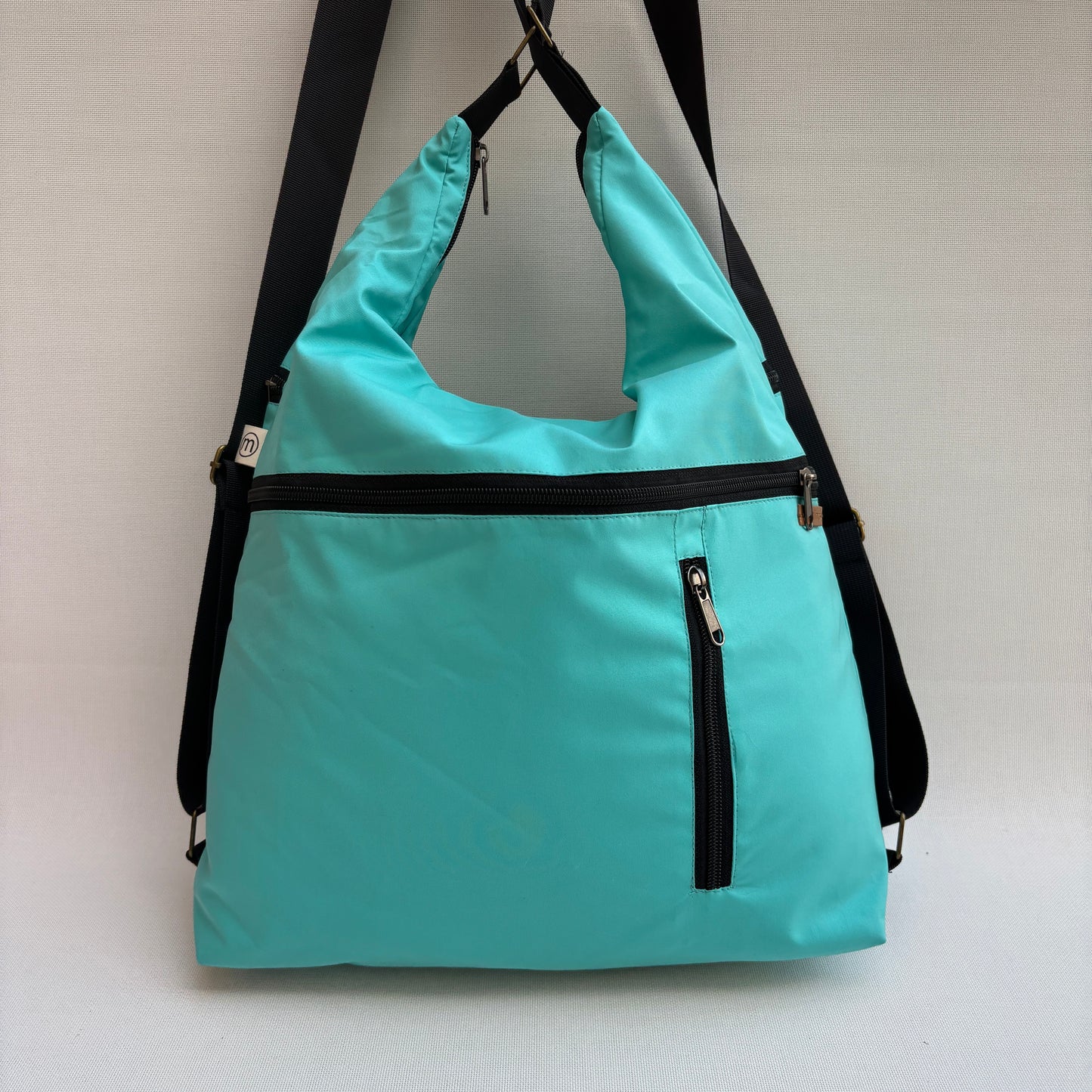 10% Dto. Mochila - Bolso - Tote Bag - Impermeable · Mutifunción · "Nepal" Color Turquesa · Súper ligera · Pieza 17678