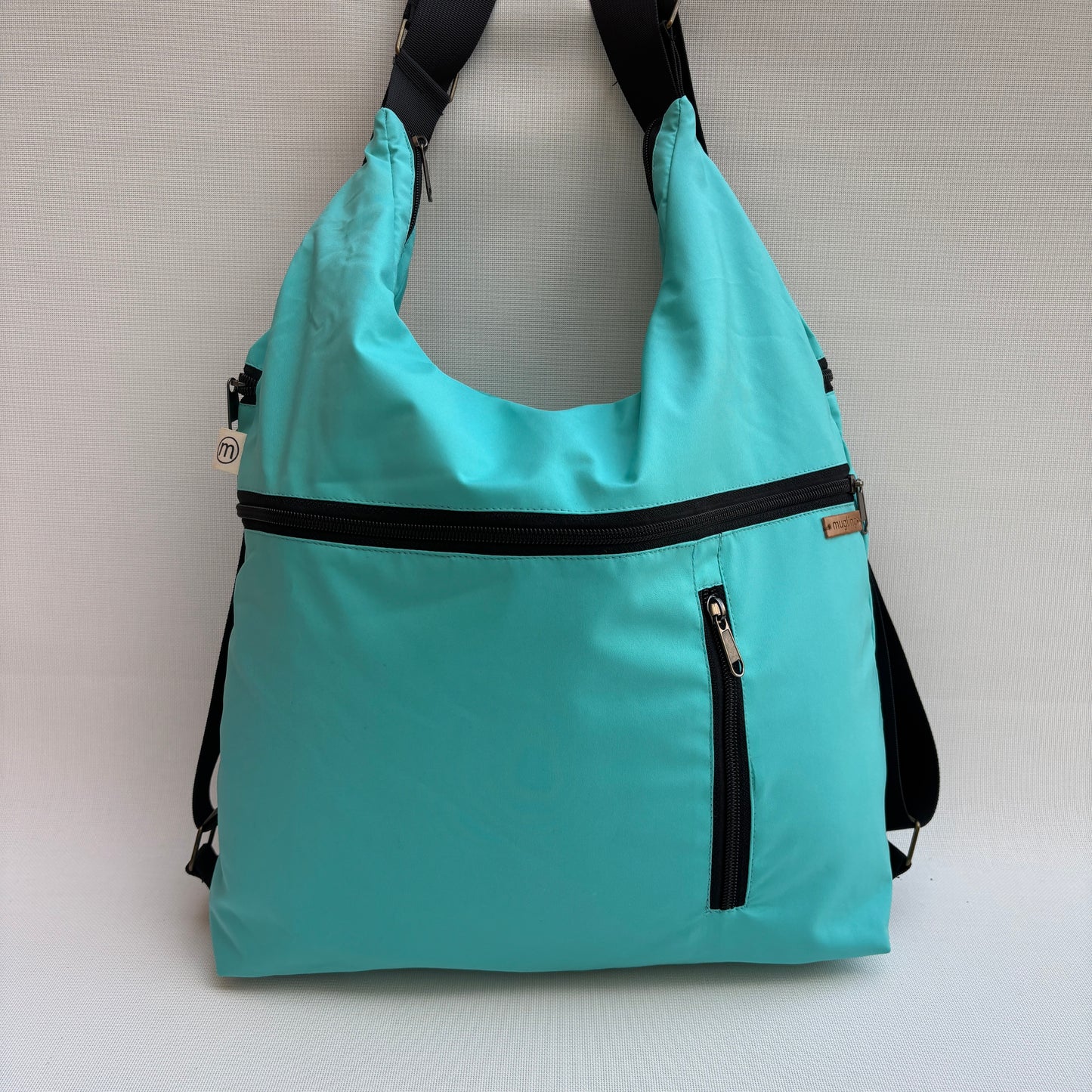 10% Dto. Mochila - Bolso - Tote Bag - Impermeable · Mutifunción · "Nepal" Color Turquesa · Súper ligera · Pieza 17678