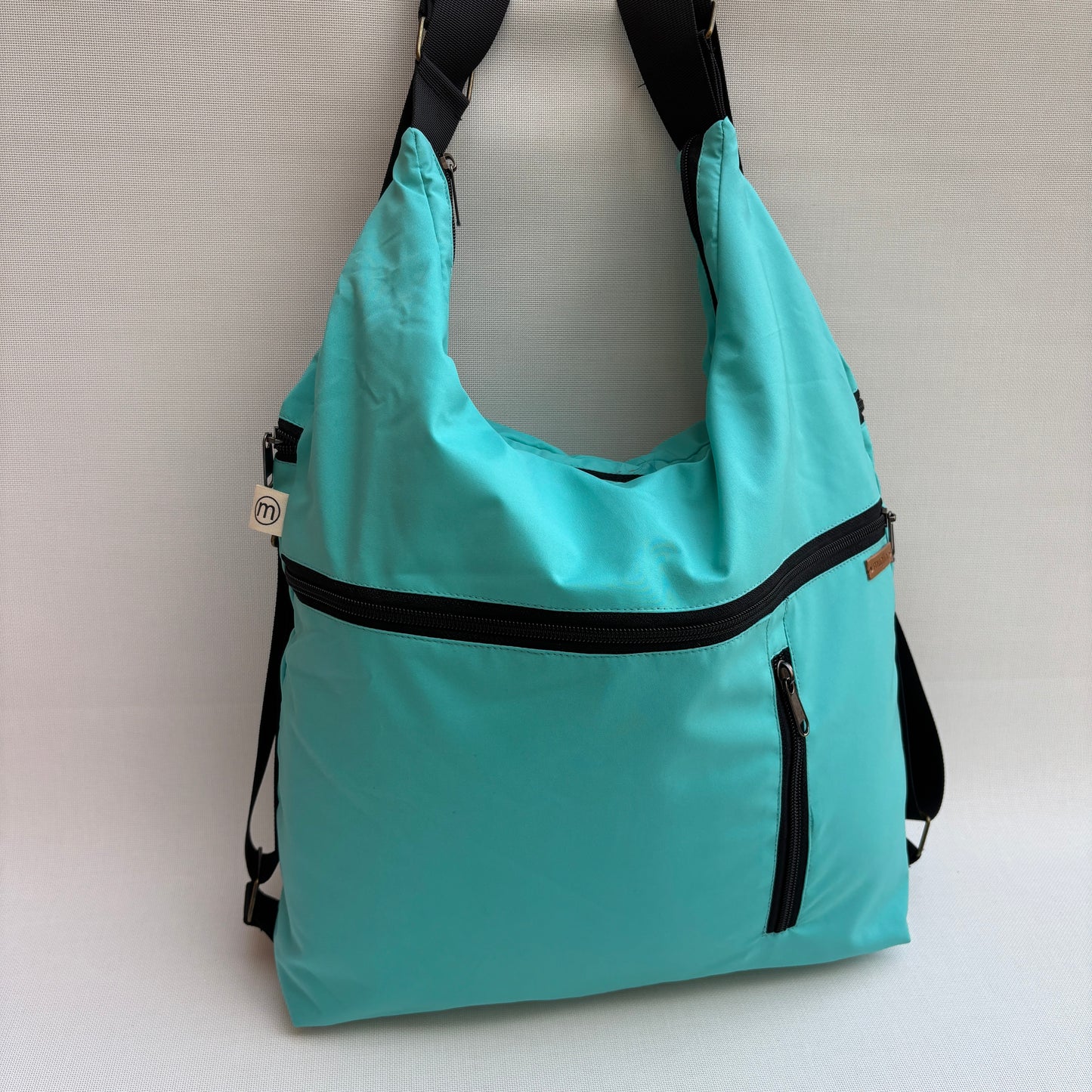 10% Dto. Mochila - Bolso - Tote Bag - Impermeable · Mutifunción · "Nepal" Color Turquesa · Súper ligera · Pieza 17678
