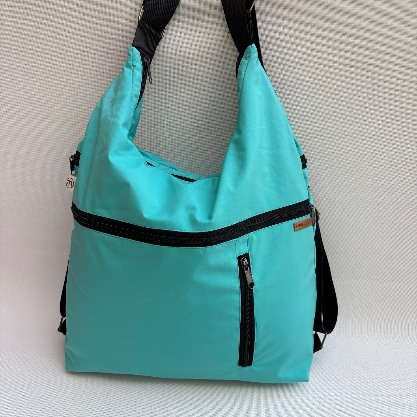 10% Dto. Mochila - Bolso - Tote Bag - Impermeable · Mutifunción · "Nepal" Color Turquesa · Súper ligera · Pieza 17678