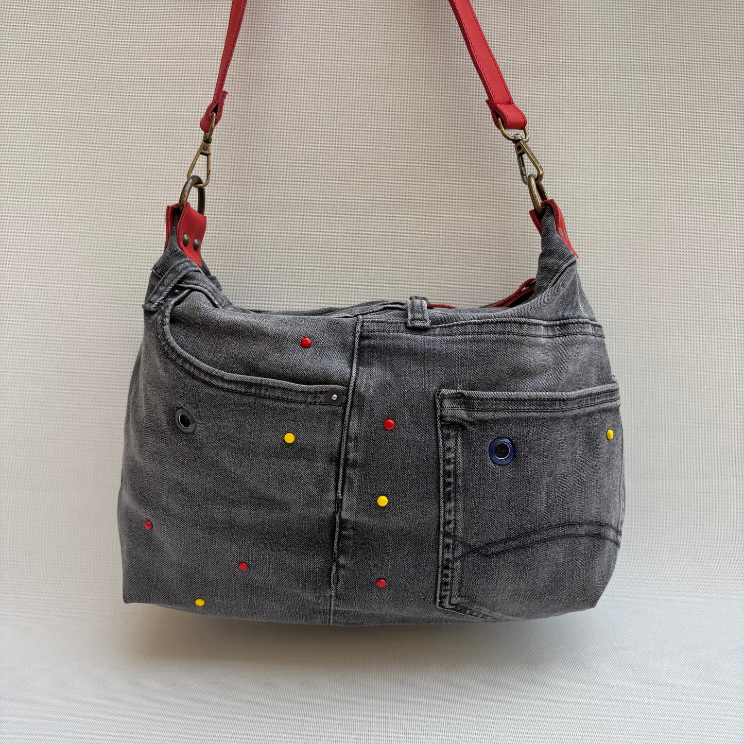 ♻️ Jeans Recycled ♻️ Einzelstück Nr. 11975
