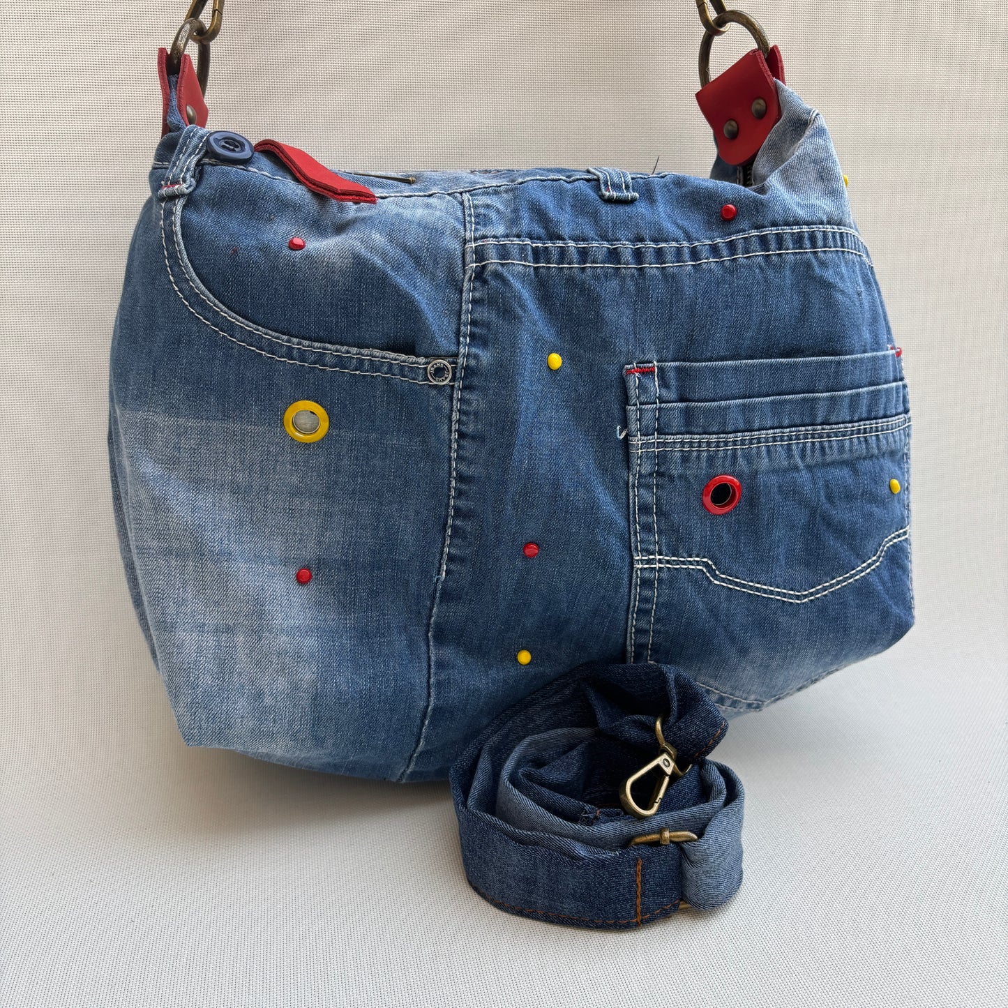 ♻️ Jeans Recycled ♻️ Einzelstück Nr. 11975