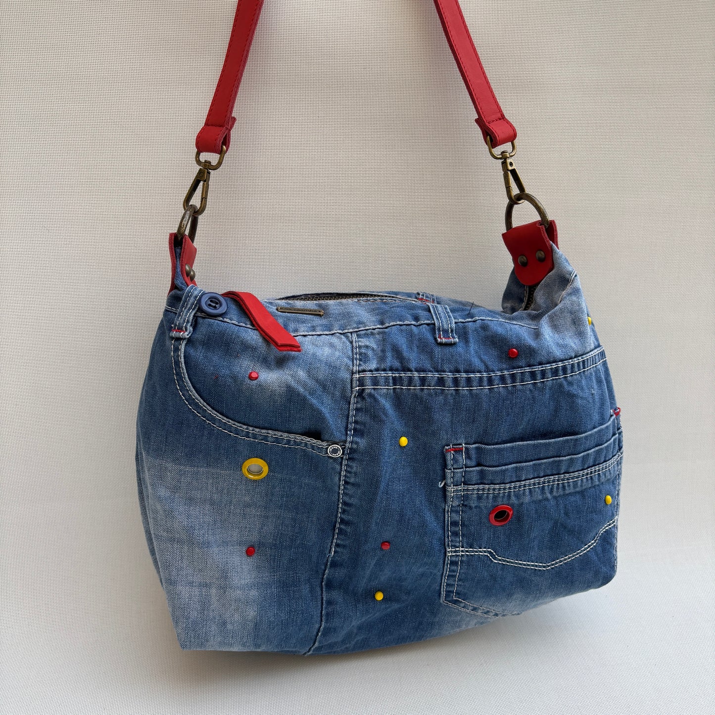 ♻️ Jeans Recycled ♻️ Einzelstück Nr. 11975