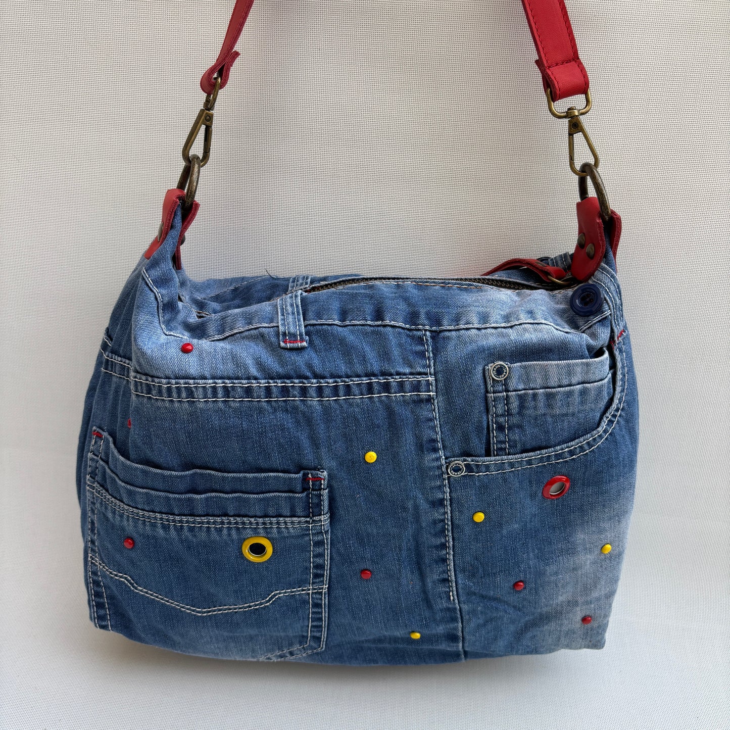 ♻️ Jeans Recycled ♻️ Einzelstück Nr. 11975
