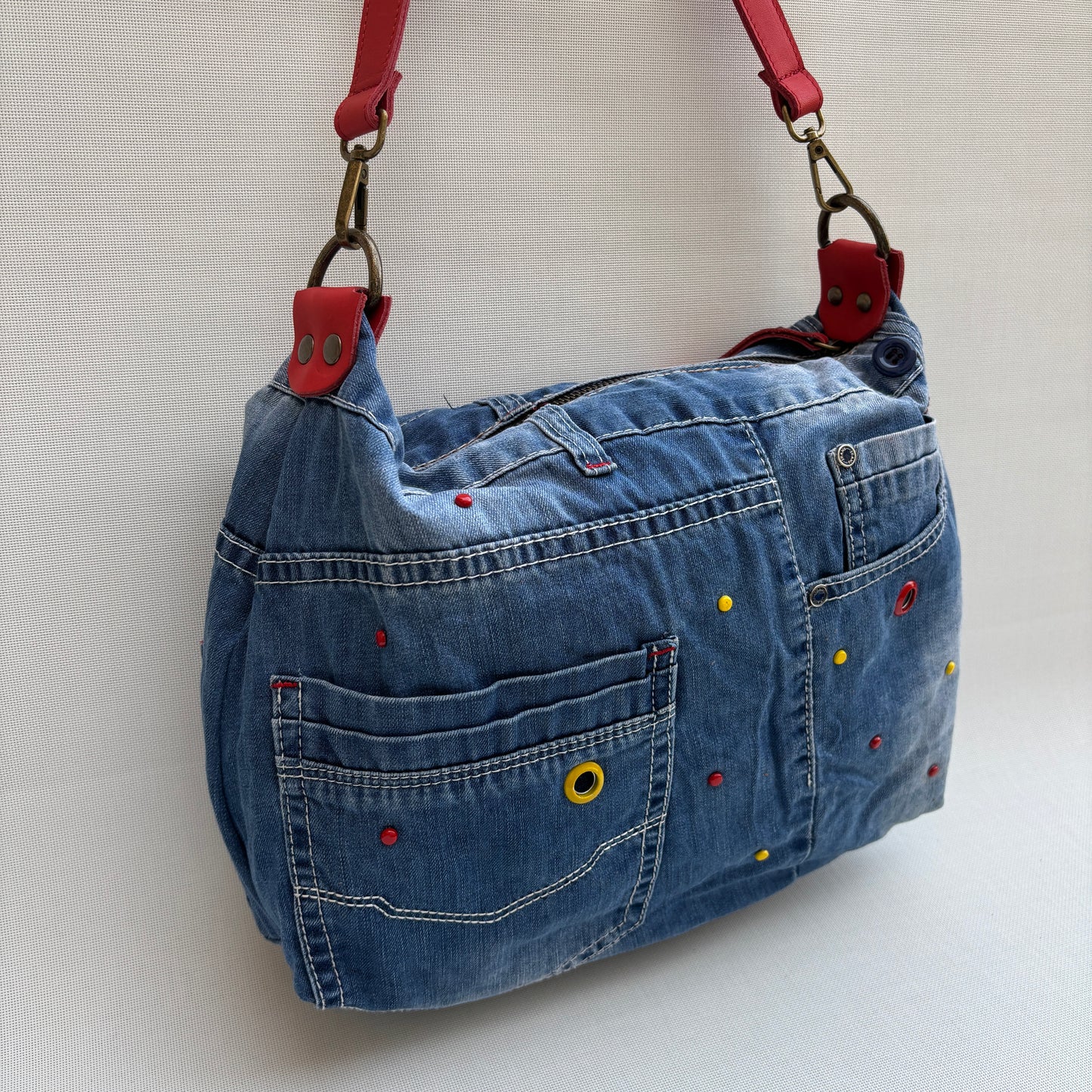 ♻️ Jeans Recycled ♻️ Einzelstück Nr. 11975