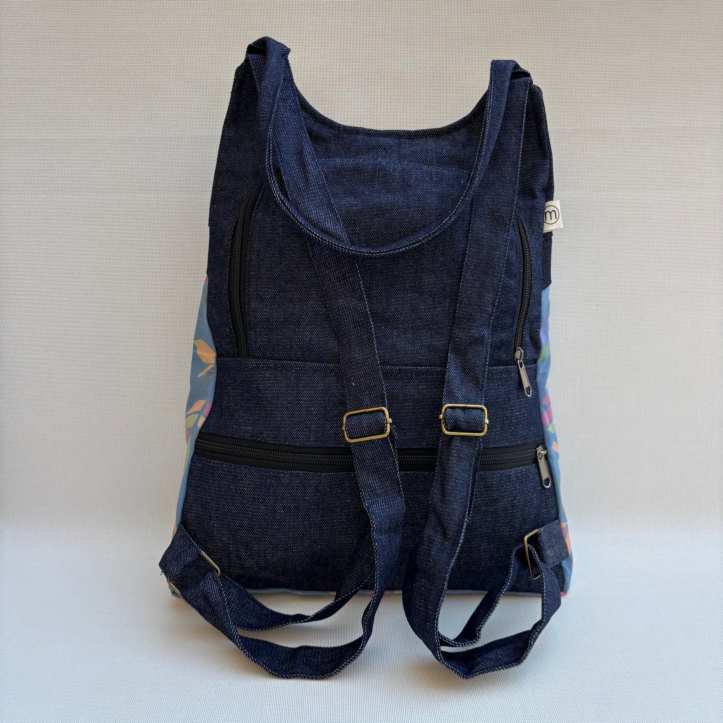 Mochila "Bhaktapur" Fantasy Vintage Jeans · Pieza Exclusiva 19084