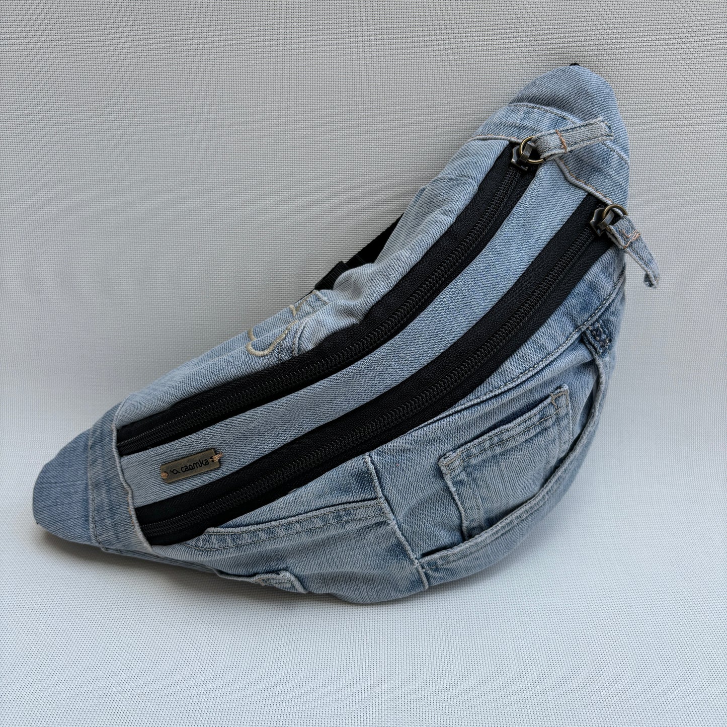 Maxi Retro Chic ♻️ Jeans Recycled ♻️ · Limited Edition · Einzelstück Nr. 12776