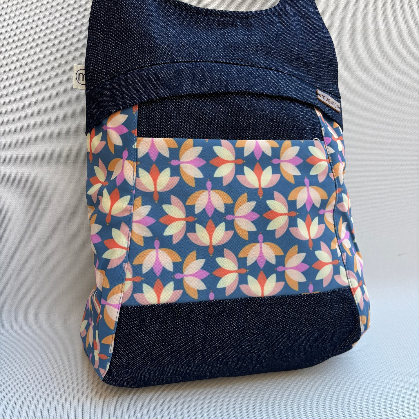 Mochila "Bhaktapur" Fantasy Vintage Jeans · Pieza Exclusiva 19084