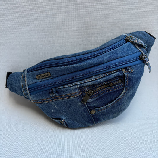 Maxi Retro Chic ♻️ Jeans Recycled ♻️ · Limited Edition · Unique Piece No. 12776