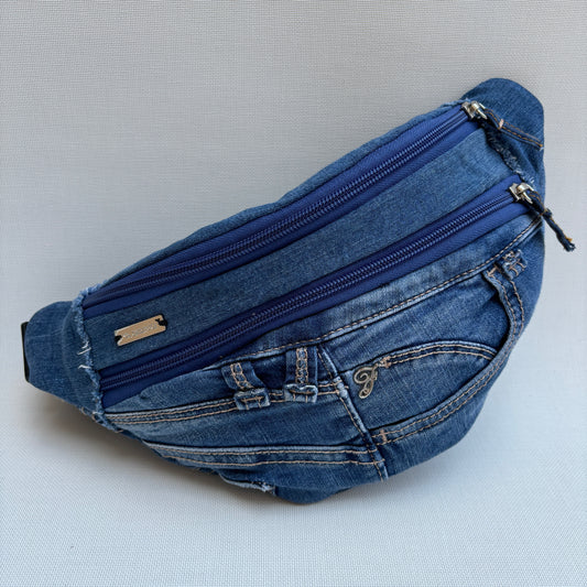 Maxi Retro Chic ♻️ Jeans Recycled ♻️ · Limited Edition · Unique Piece No. 12776