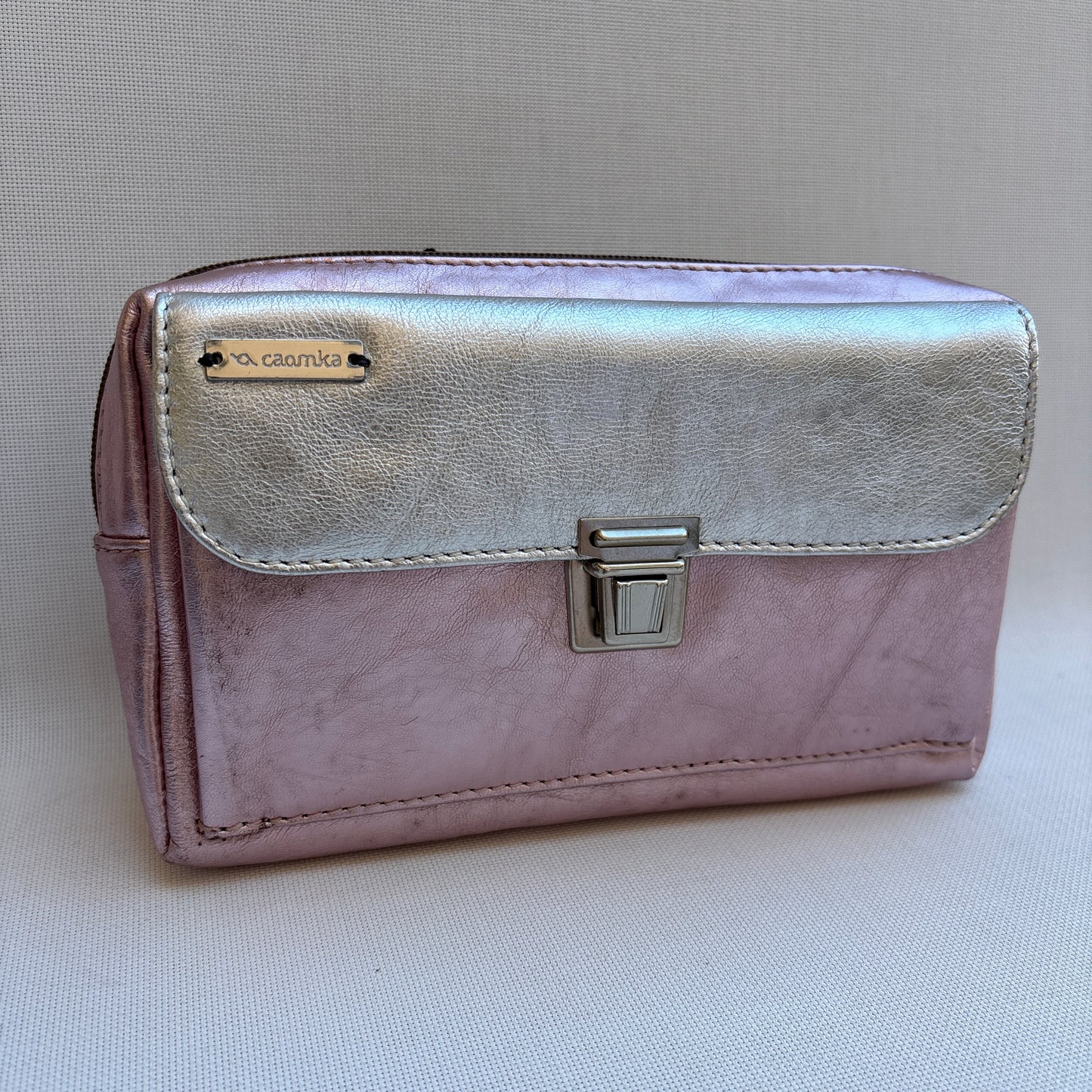 Riñonera Urban "Metal Pink" · Piel · Pieza Únicaa Núm. 19135