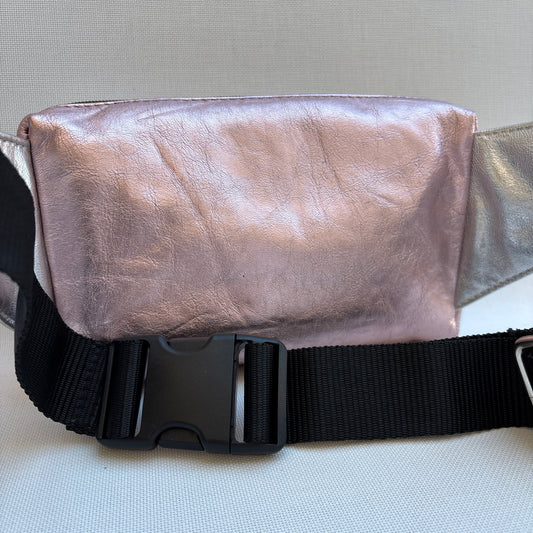 Riñonera Urban "Metal Pink" · Piel · Pieza Únicaa Núm. 19135