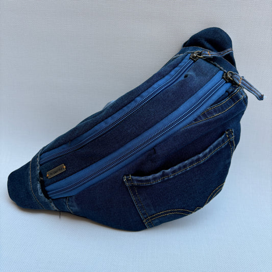 Maxi Retro Chic ♻️ Jeans Recycled ♻️ · Limited Edition · Unique Piece No. 12776