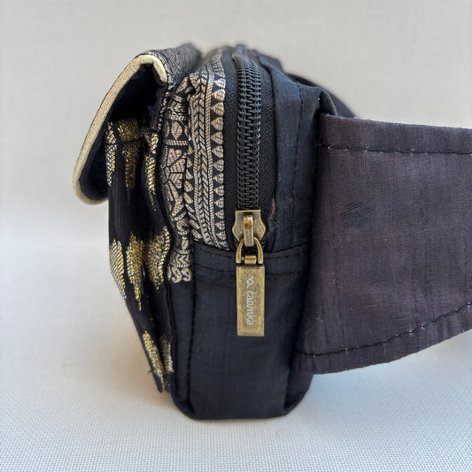 Riñonera Urban "Elegant Luxury India Golden" · Pieza Única Núm. 19173
