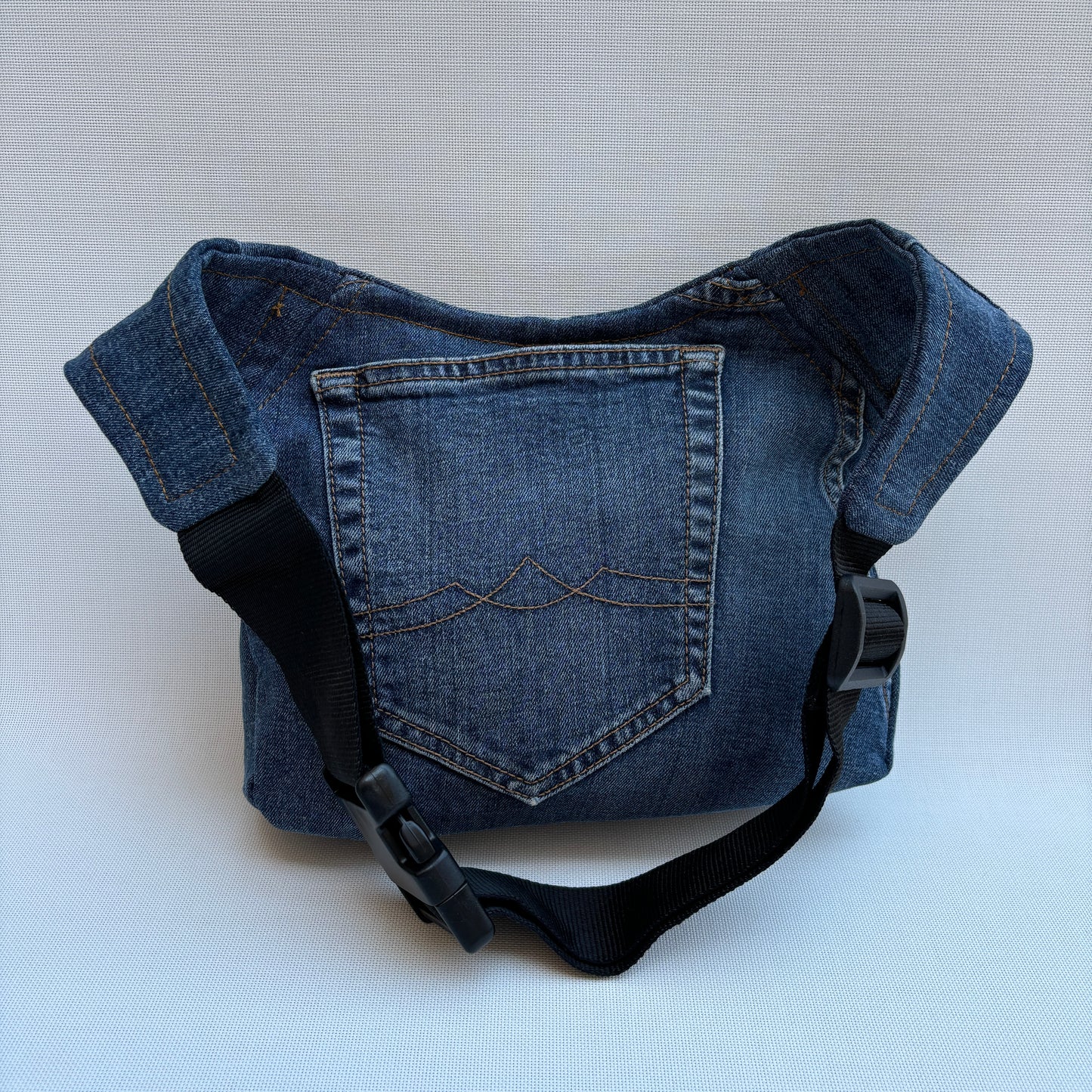 Japanese Flowers ♻️ Jeans Recycled ♻️ · Pieza Única Núm. 16056