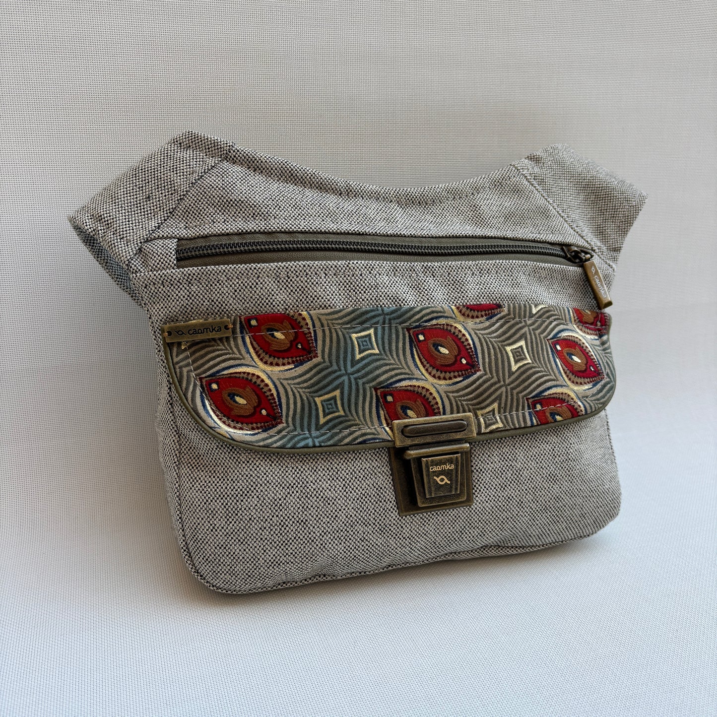 Riñonera "Special India Golden" + Bolsillo trasero · Pieza Única Núm. 18593