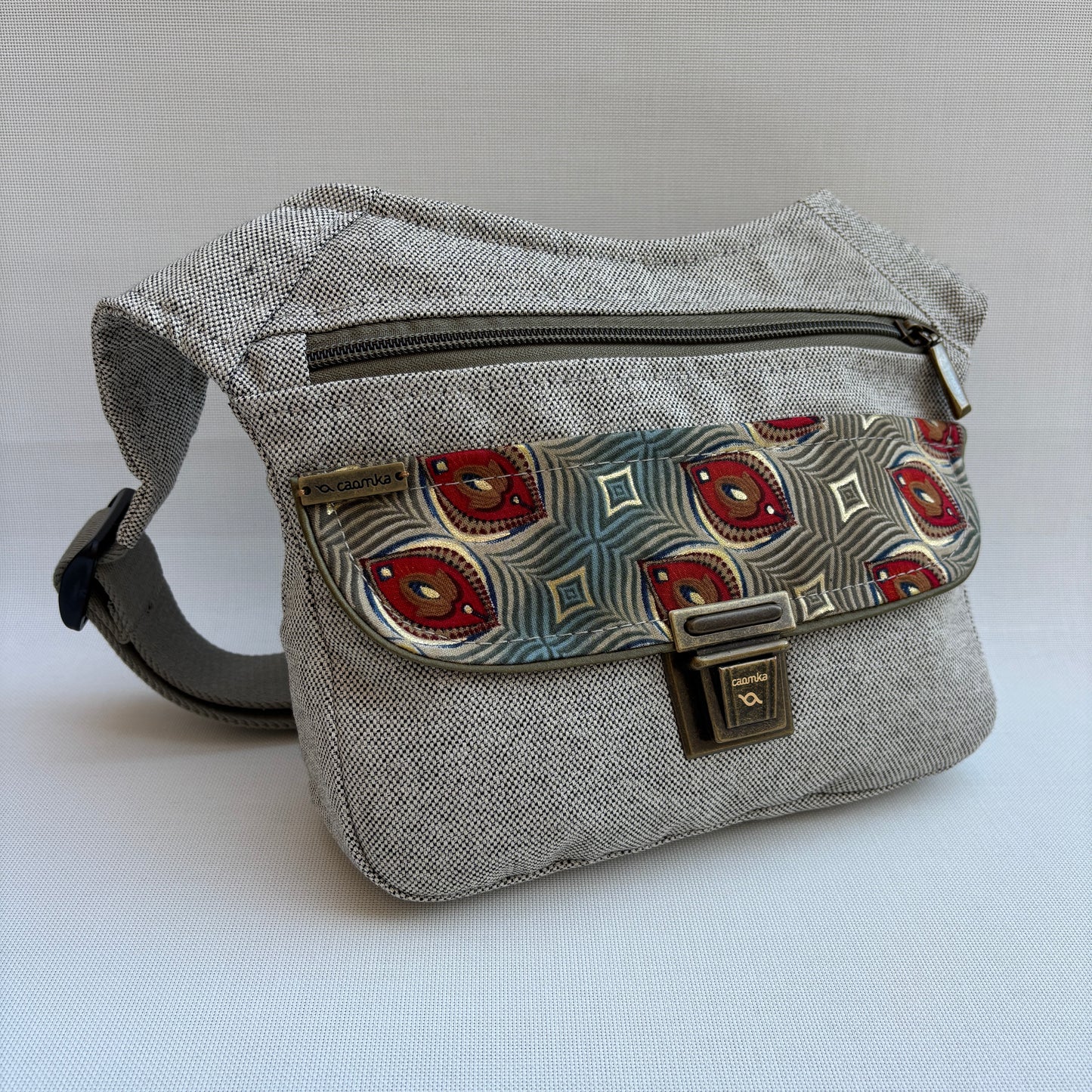 Riñonera "Special India Golden" + Bolsillo trasero · Pieza Única Núm. 18593