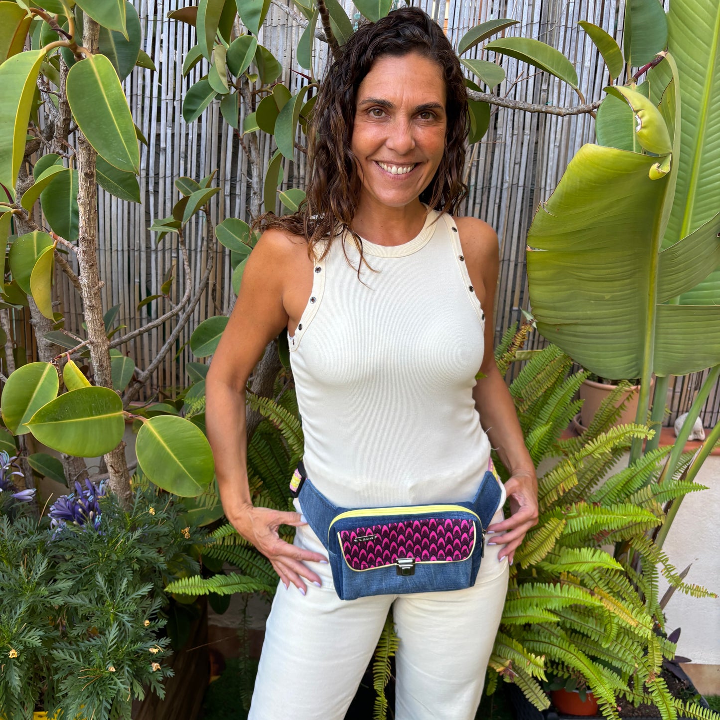 Riñonera Urban "♻️ Africa Jeans Recycled Top ♻️" · Pieza Única Núm. 19114