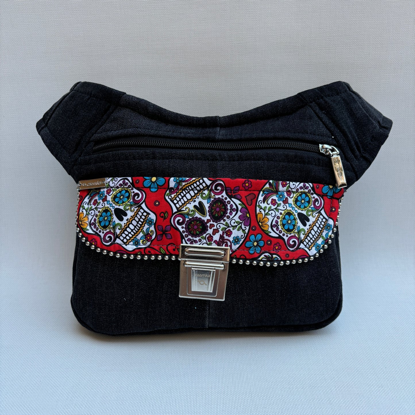 Mexican Skulls ♻️ Jeans Recycled ♻️ · Pieza Única Núm. 16071