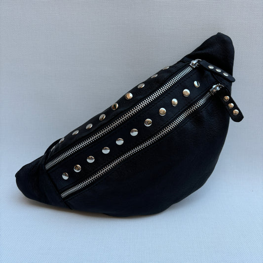 Premium Retro Chic Green BioCuir® Natural Leather Exclusive Piece No. 12639