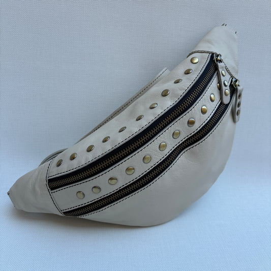 Premium Retro Chic Green BioCuir® Natural Leather Exclusive Piece No. 12639