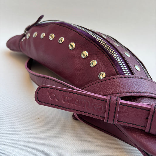 Premium Retro Chic Green BioCuir® Natural Leather Exclusive Piece No. 12639