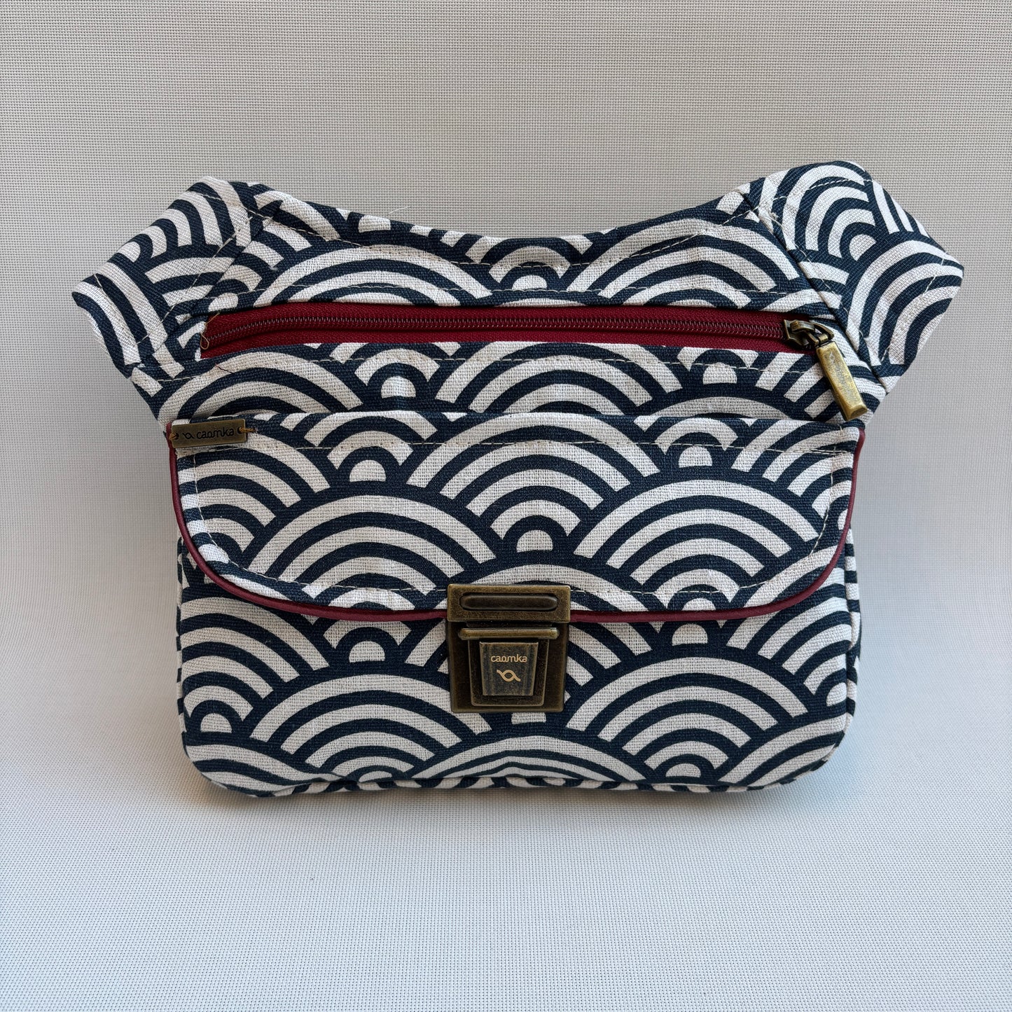 Riñonera "Special Japanese Waves Top" + Bolsillo trasero · Pieza Única Núm. 16894