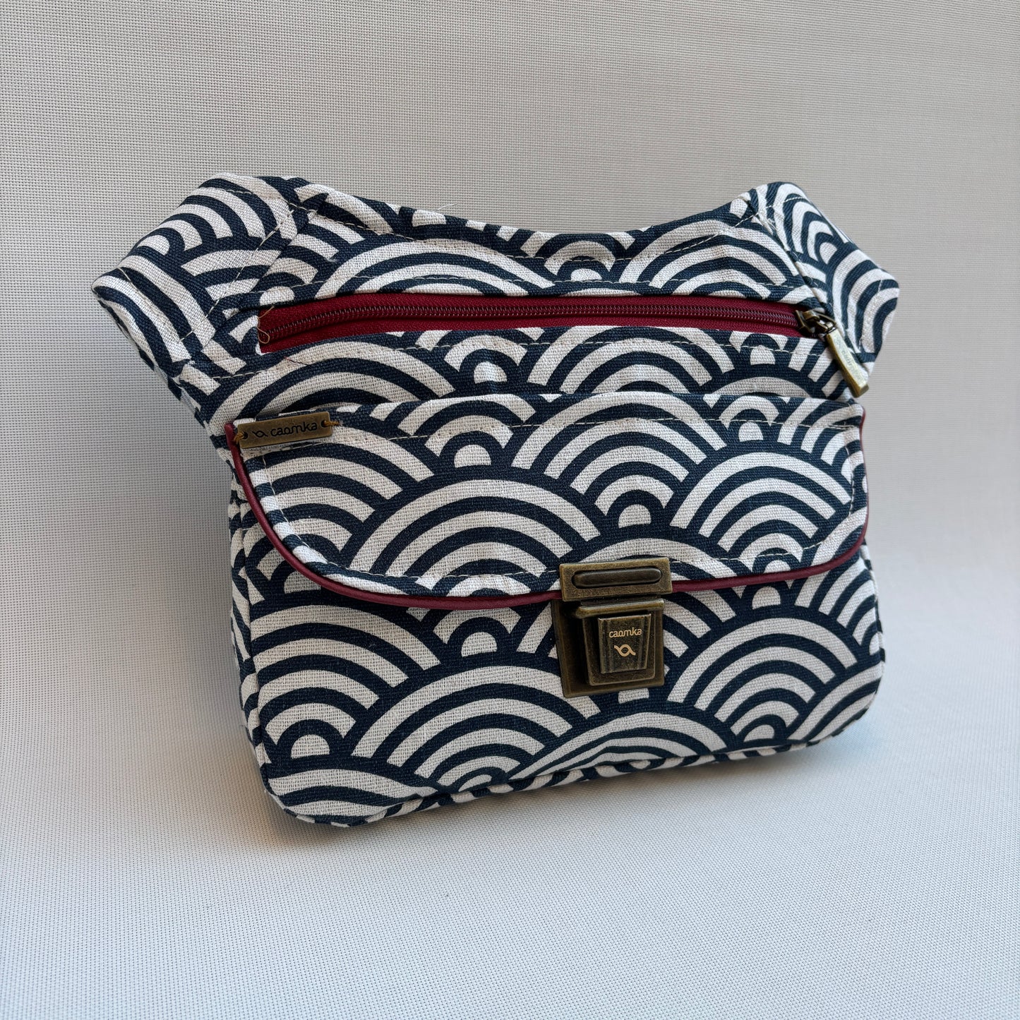 Riñonera "Special Japanese Waves Top" + Bolsillo trasero · Pieza Única Núm. 16894