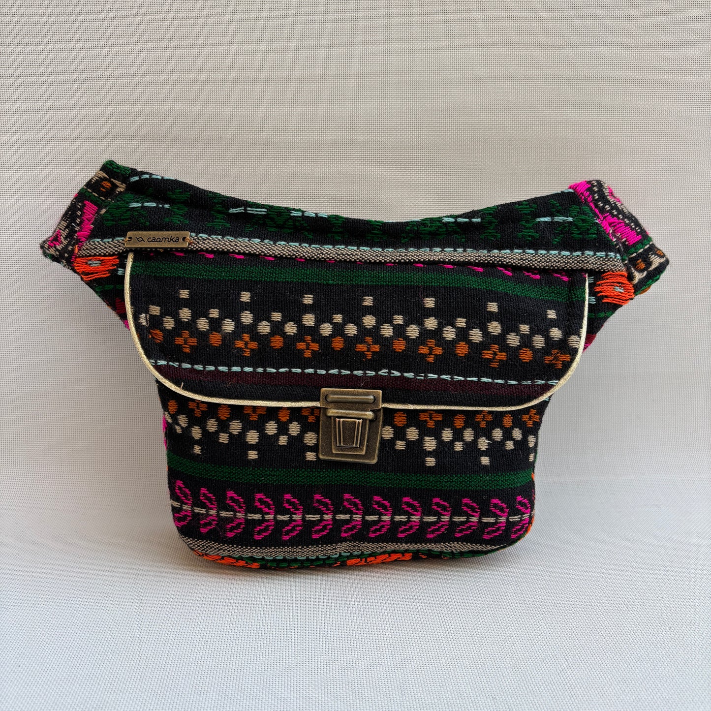 Riñonera Mini "Special Índia Etnical" + Bolsillo trasero extra · Pieza Única Núm. 18341