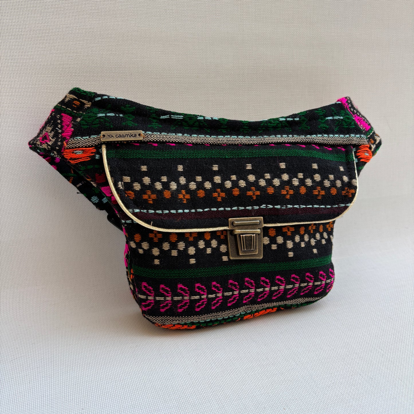 Riñonera Mini "Special Índia Etnical" + Bolsillo trasero extra · Pieza Única Núm. 18341