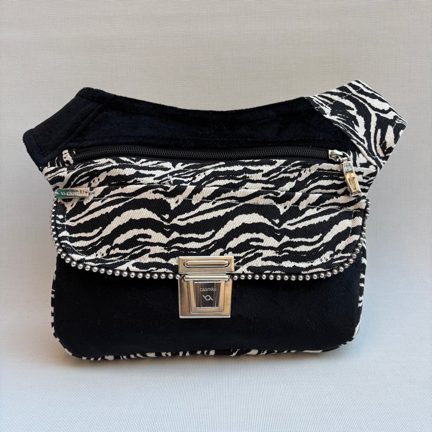 Riñonera "Animal Print Top Plus" · Terciopelo · Pieza Única Núm. 16851